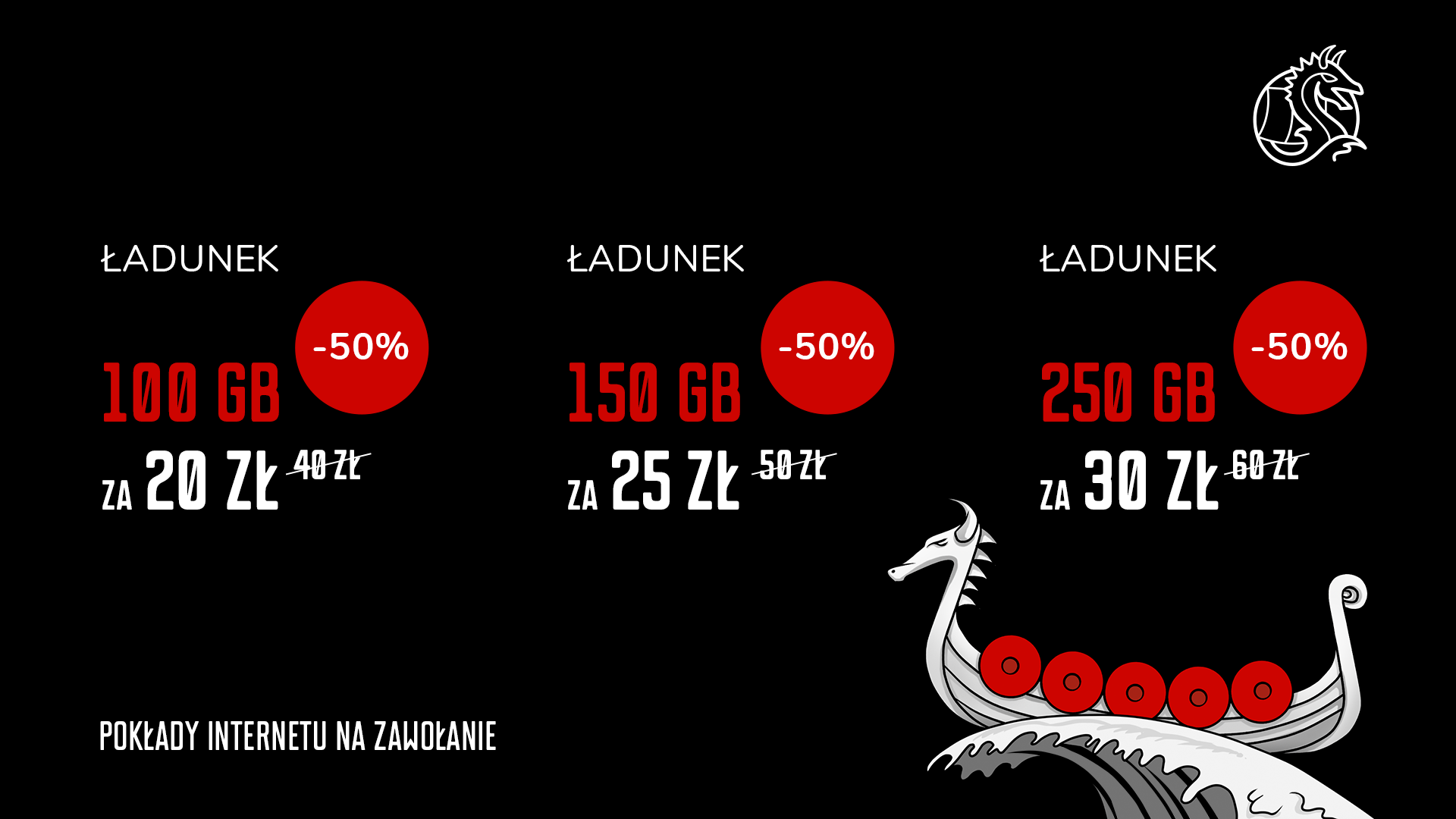 Oferta internetu mobilnego - trzy pakiety do wyboru w promocji