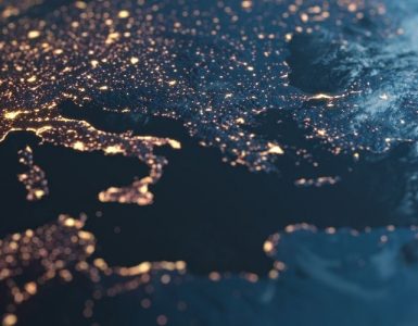 internet na Europę zdjęcie satelitarne