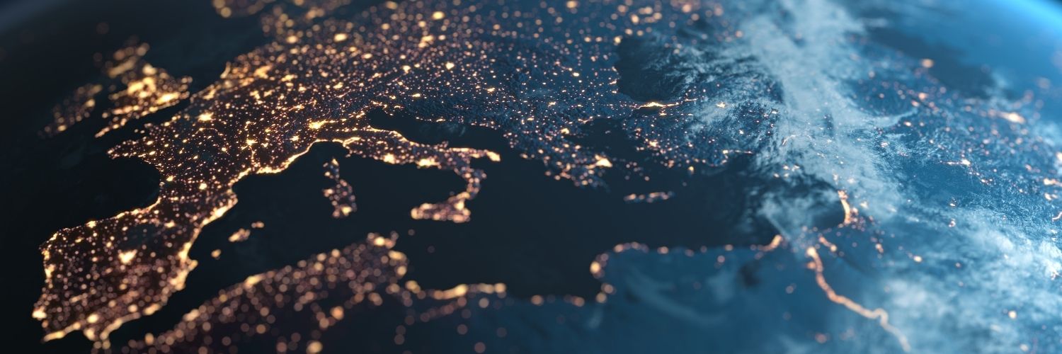 internet na Europę zdjęcie satelitarne